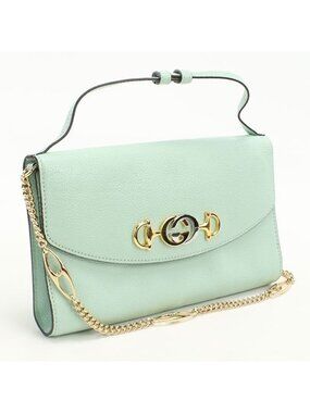 Gucci 2-Way Zumi Handbag Leather